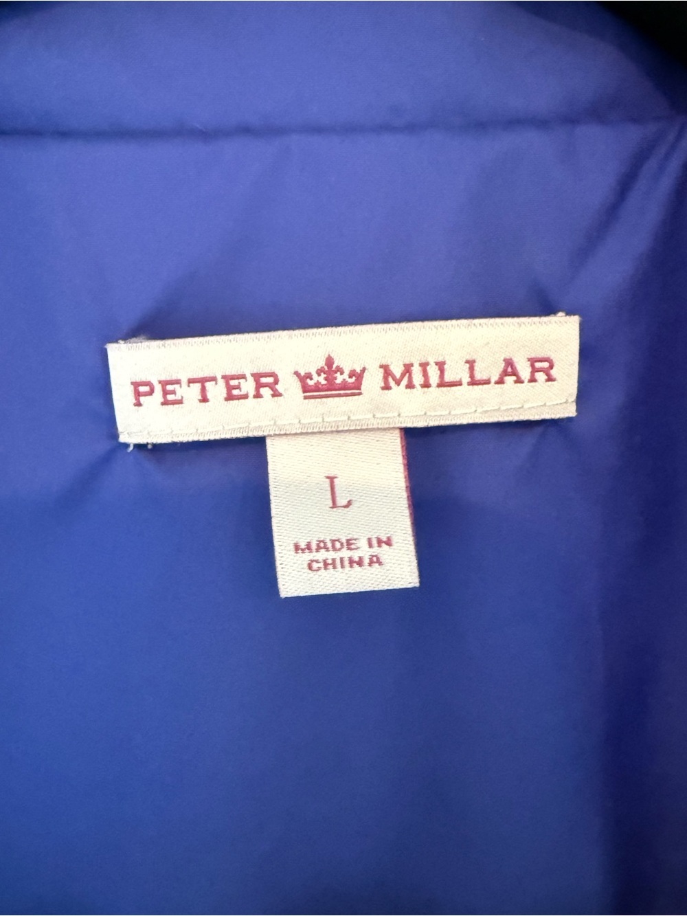 Peter Millar Women's Cobalt Blue Utility Jacket with Gold-Tone Snaps - Picture 2 of 6